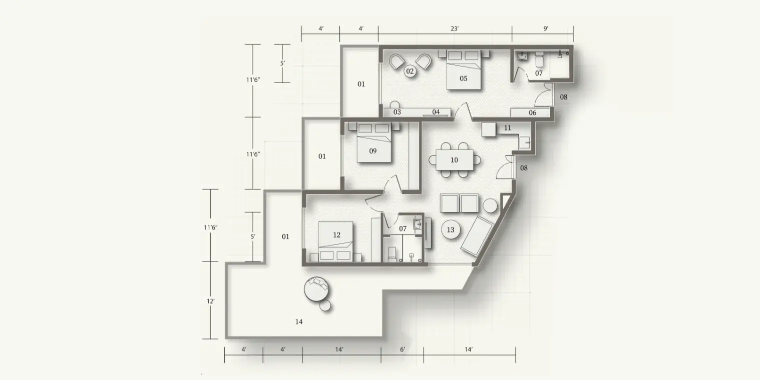 Horizon Suite floor plan